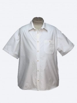 Рубашка с коротким рукавом белого цвета